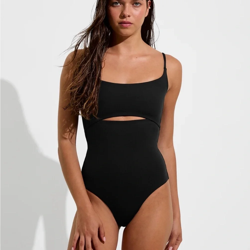 New Left On Friday Peak Cut Out One Piece Swimsuit